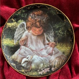 Angelcore Ethereal 1990's Angel Decorative Plate